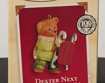 Hallmark Keepsake 2002 "Dexter Next" Ornament 3rd In Series QRP4633