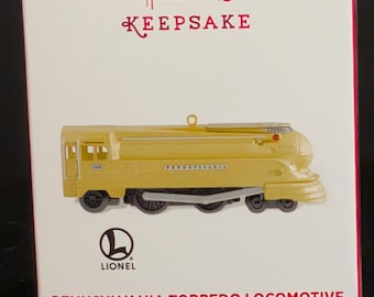 Hallmark Keepsake Gold Lionel Pennsylvania Torpedo Locomotive Ornament