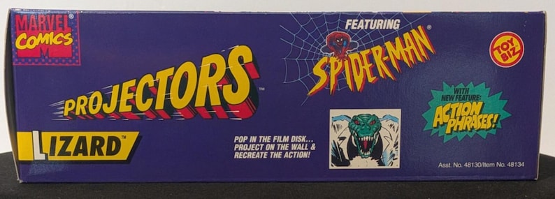 1995 Toy Biz Marvel Comics Spider-Man Projectors Lizard Action Figure image 5