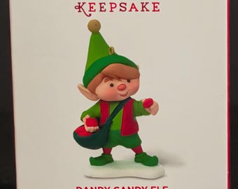 Hallmark Dandy Candy Elf Keepsake Ornament #QRP5923