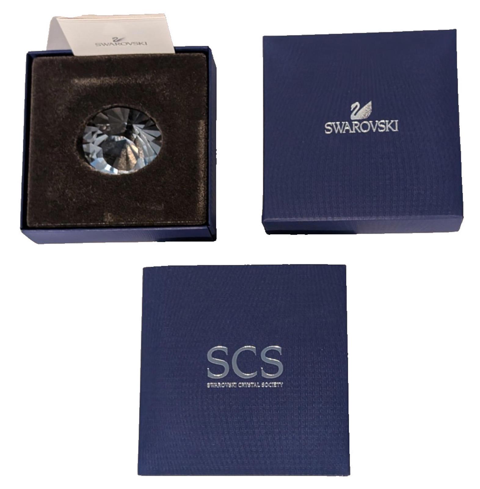 Swarovski SCS Chaton Diamond Paperweight 1096758 - Etsy