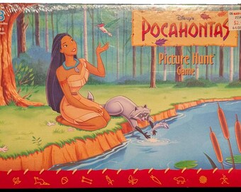 Rare Milton Bradley 1994 Disney's Pocahontas Picture Hunt Game Factory Sealed