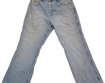 Vintage Greatland Jeans Mens 36x30 (33x29) Blue Medium Wash