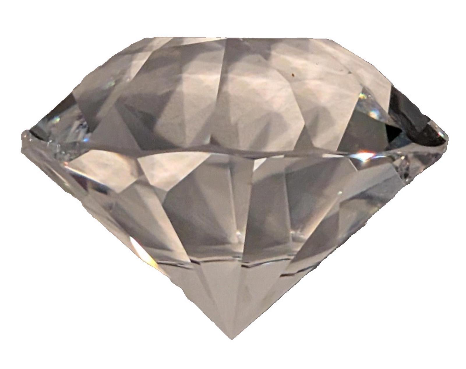 Swarovski SCS Chaton Diamond Paperweight 1096758 - Etsy