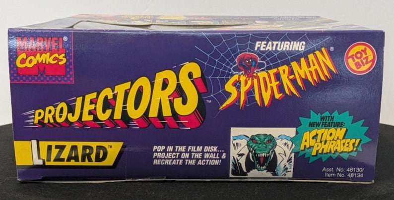 1995 Toy Biz Marvel Comics Spider-Man Projectors Lizard Action Figure image 4