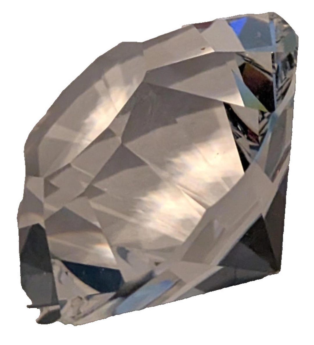 Swarovski SCS Chaton Diamond Paperweight 1096758 - Etsy