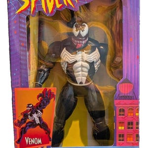 スパイダーマン アニメシリーズ 1996 ヴェノム デラックスエディション 10インチ アクションフィギュア 画像 1