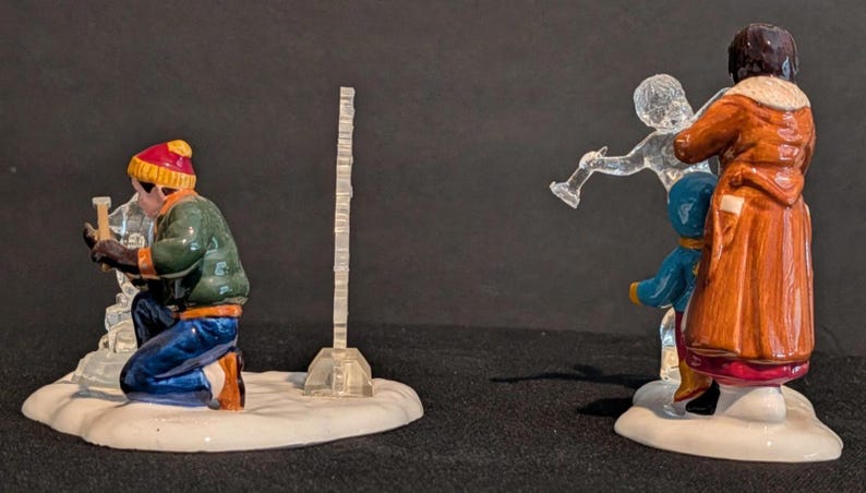 Department 56 The Original Snow Village Snow Carnival Ice Sculptures - Thumbnail 5