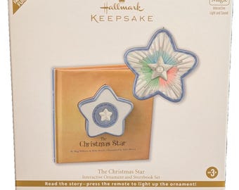 Hallmark The Christmas Star Interactive Ornament & Storybook Set #QXG4904