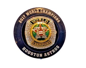 Houston Astros World Championship Replica Ring From Fresno Grizzlies