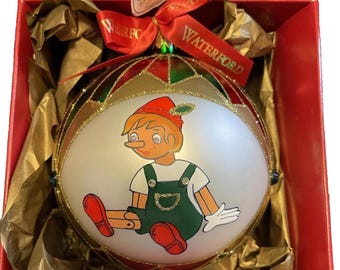 Rare Waterford Holiday Heirlooms "Christmas Toys" Ball Ornament 3rd Ed. #137287
