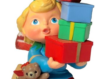1990 Hallmark Keepsake Collector's Club "Armful Of Joy" Ornament QXC445-3