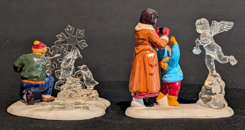 Department 56 The Original Snow Village Snow Carnival Ice Sculptures - Thumbnail 5