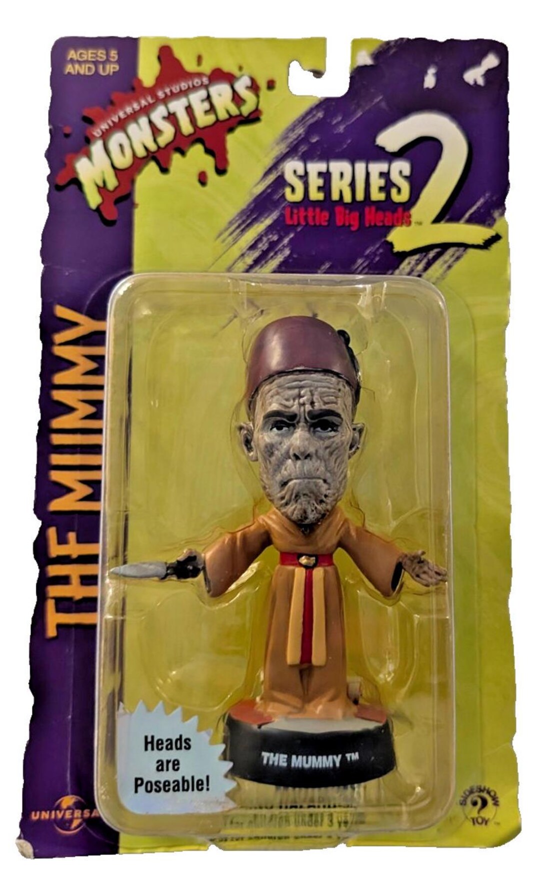 The Mummy- Little Big Heads Series 2 Universal Studios Monsters - Etsy