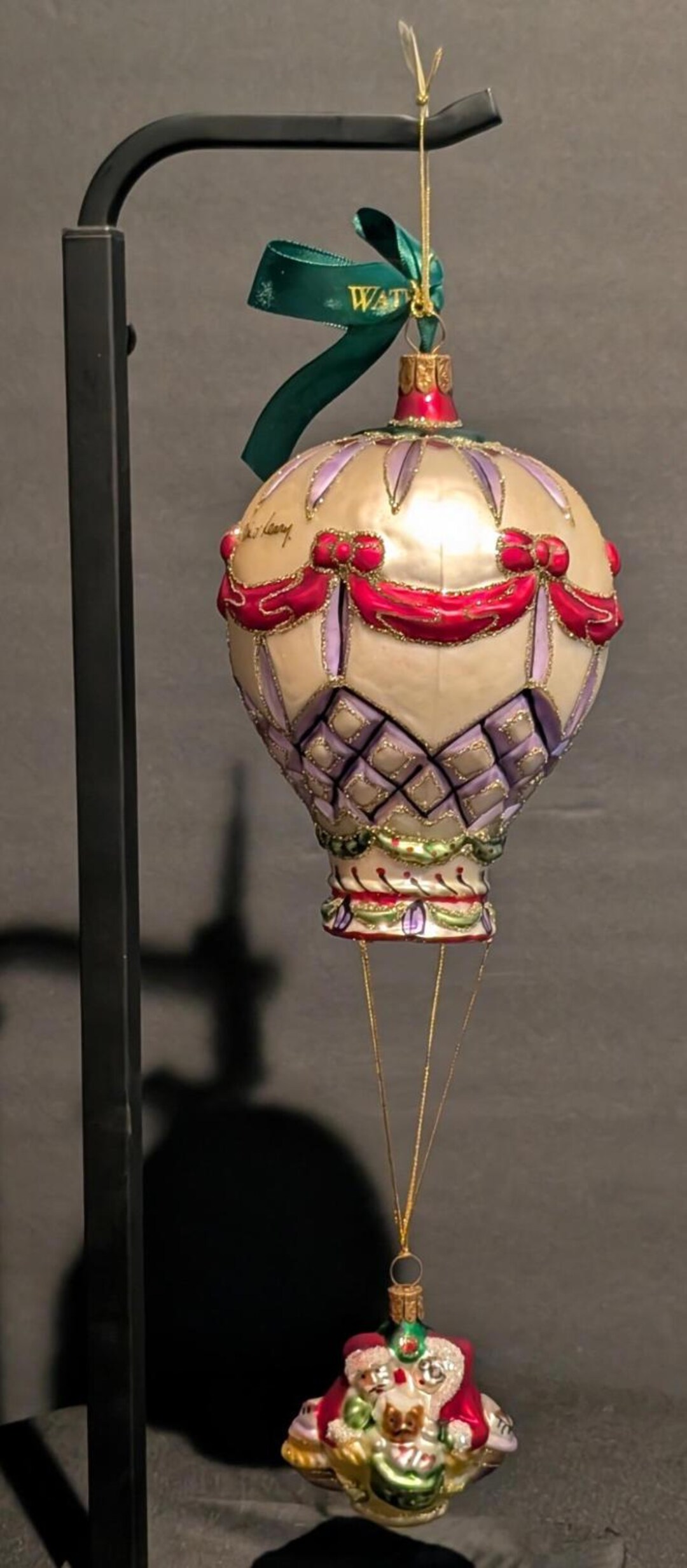 Waterford Holiday Heirlooms 50th Lismore Hot Air Balloon Ornament ...