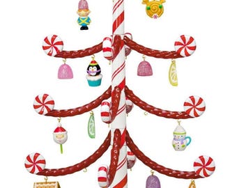 Hallmark Season's Treatings Keepsake Miniature Christmas Tree Set #QXM8625