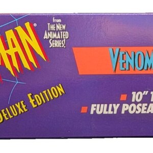 スパイダーマン アニメシリーズ 1996 ヴェノム デラックスエディション 10インチ アクションフィギュア 画像 4