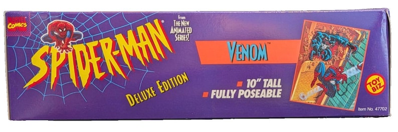 スパイダーマン アニメシリーズ 1996 ヴェノム デラックスエディション 10インチ アクションフィギュア 画像 4