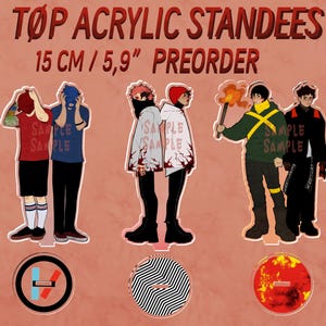 TØP eras acrylic standee Guns for hands fairly local clancy