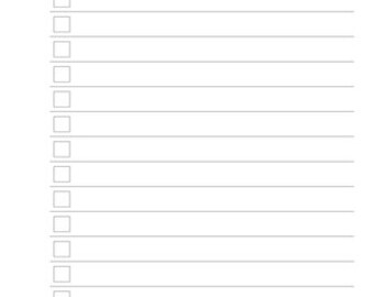 To Do: Printable Planner Pages, Personal Size, Instant PDF Download, Handletter Font