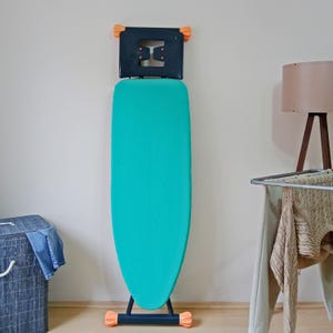 Grande housse de planche à repasser - Dos en feutre, cordon de serrage réglable, résistant à la vapeur, 55 x 140 cm, fait main - Premium vert