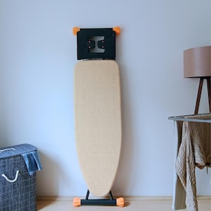 Grande housse de planche à repasser - Dos en feutre, cordon de serrage réglable, résistant à la vapeur, 55 x 140 cm, fait main - Doux
