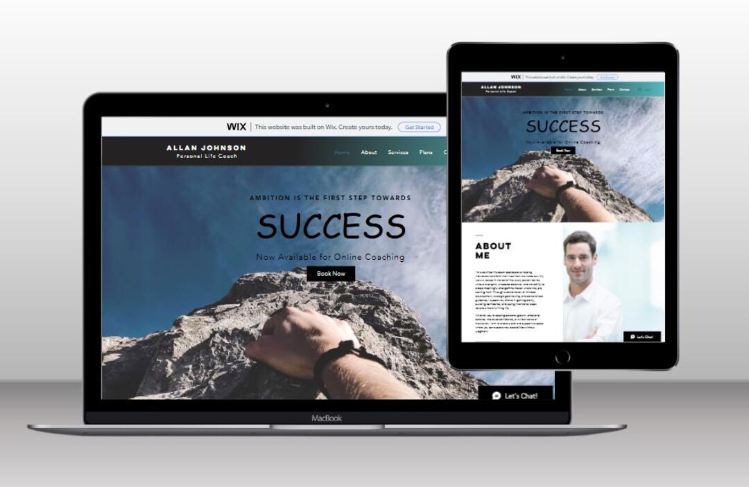 Wix Website Template for Coaches Life Coach Website Coaching