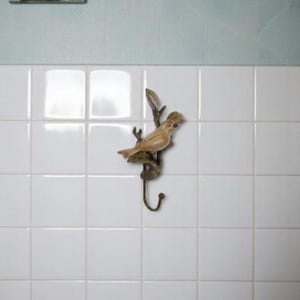 Bird On Branch Wall Hook