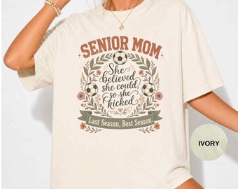 Soccer Mom Shirt For Girl Moms, Comfort Colors® Gameday T-Shirt,  Sports Mom Shirt, Gift For Soccer Mom