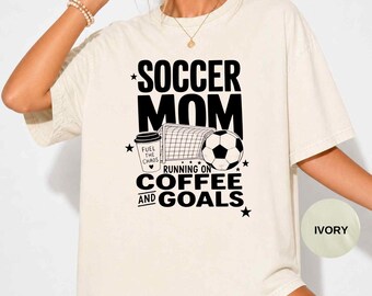 Soccer Mom Shirt, Comfort Colors® Gameday T-Shirt,  Sports Mom Shirt, Gift For Soccer Mom