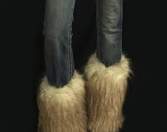 Faux fur boot covers hot sale