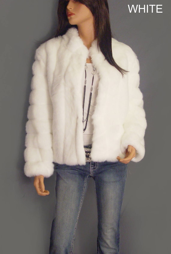 Long Faux Fur Coat Bolero Shrug Evening Cover up Long Sleeve - Etsy Canada