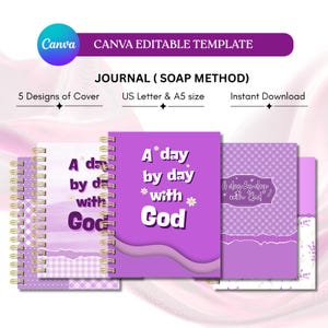 SOAP-Bibelstudienjournal, druckbares christliches Journal, Bibelstudien-Arbeitsbuch, tägliches Bibelvers-Notizbuch, Glaube, digitaler Download