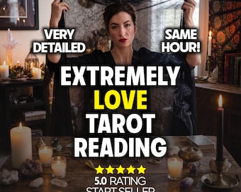 In-Depth Love Tarot Reading, Same Hour Psychic Insight