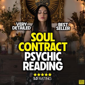 Same Hour Soul Contract Psychic Reading, Medium Guidance, Tarot Reading Future Love, Karma & Psychic Reading, Past Life and General Reading