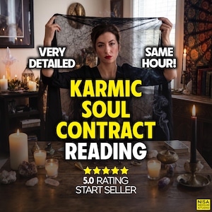 Same Hour Soul Contract Psychic Reading, Karma, Love & Destiny