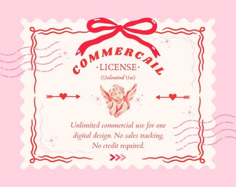 Commercial License: Unlimited Use for One Digital Art Design