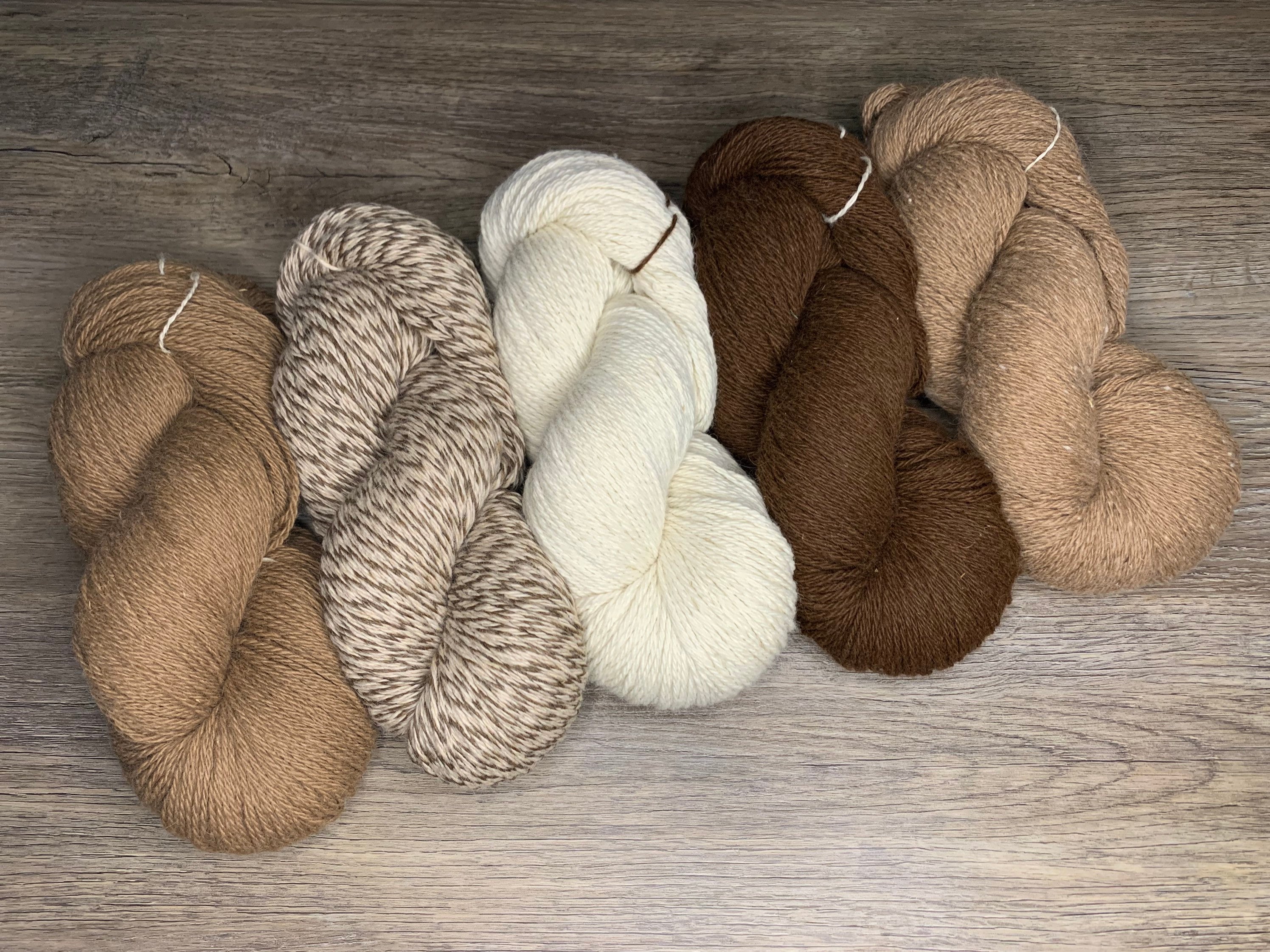 Cotton top aran yarn