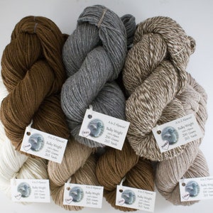 Bulky Weight Natural Alpaca Yarn From our family alpaca farm image 3