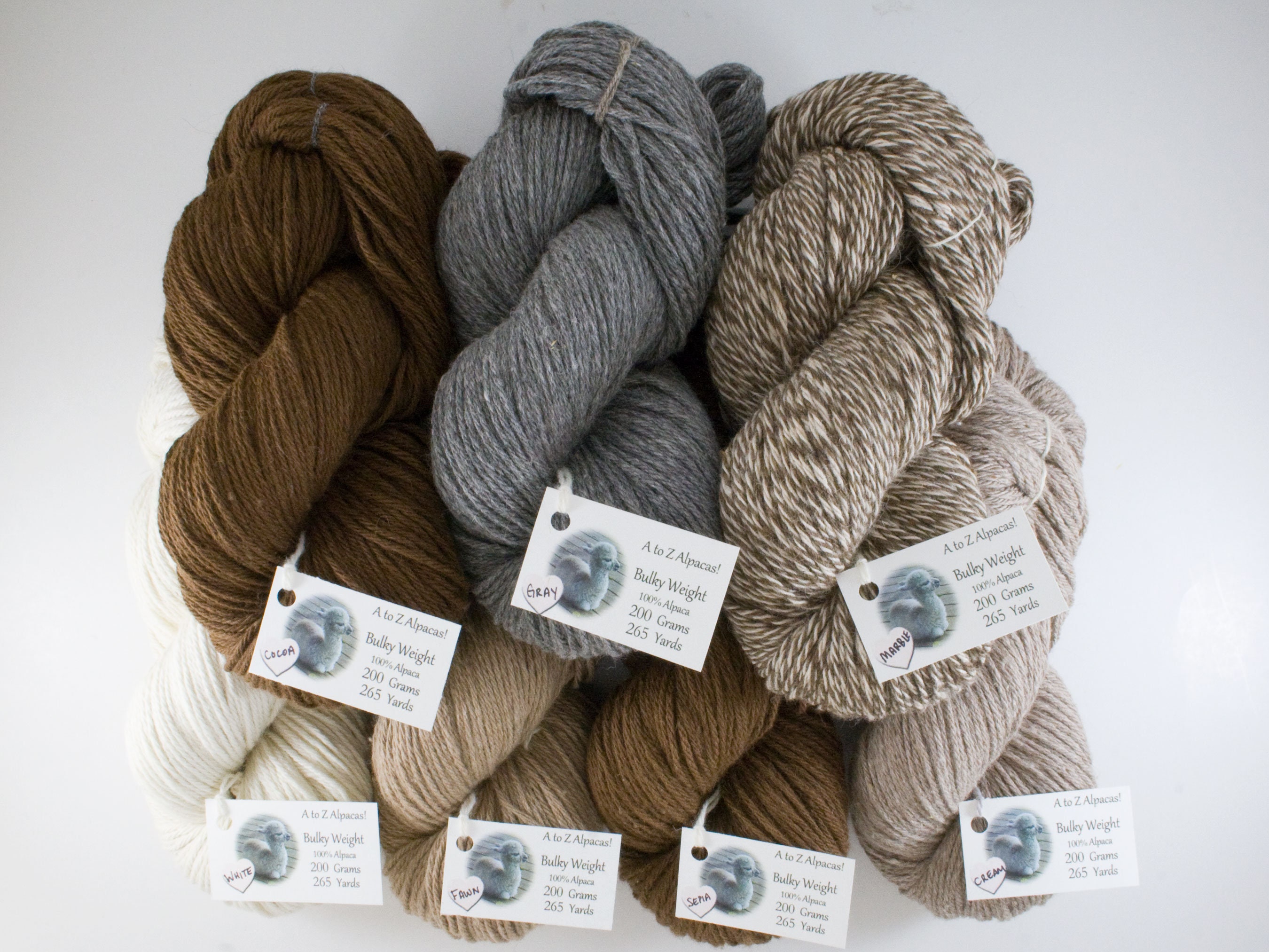 Bulky All Natural Alpaca Yarn – American Made Alpaca