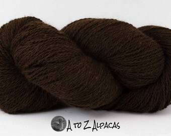 Sport Weight - Brown - Alpaca Yarn - Made in Canada