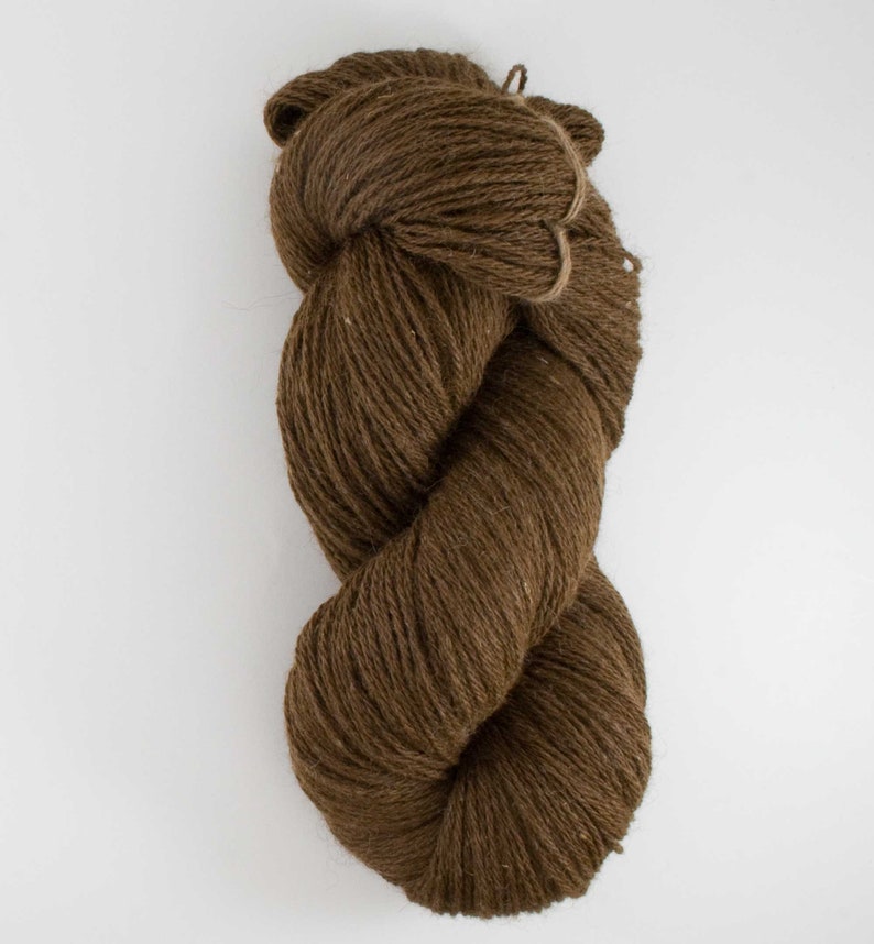 Worsted Weight Natural Alpaca Yarn From our family alpaca Etsy
