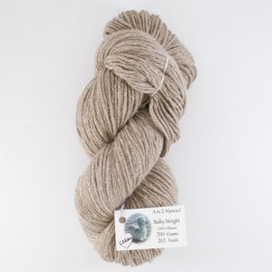 Bulky Weight Natural Alpaca Yarn From our family alpaca farm Cream