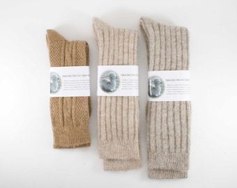 Alpaca wool socks - Dress Style - Super cozy warm and soft socks