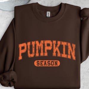 Retro Pumpkin Season Sweatshirt - Thanksgiving Gift Fall Gifts - Autumn Sweatshirt - Cute Fall Sweatshirt - Halloween Sweatshirts For Women