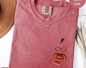 Comfort Colors Fantasy Graphic T-Shirt for Kids and Adults, Wizard World Shirt, HP Fan Gift, Book Lover Gift, Universal Youth Shirt