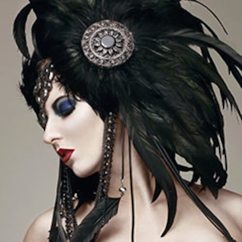 Cateye Glam Sunglasses Crystal, Festival, Bling, Rhinestone  display picture 3