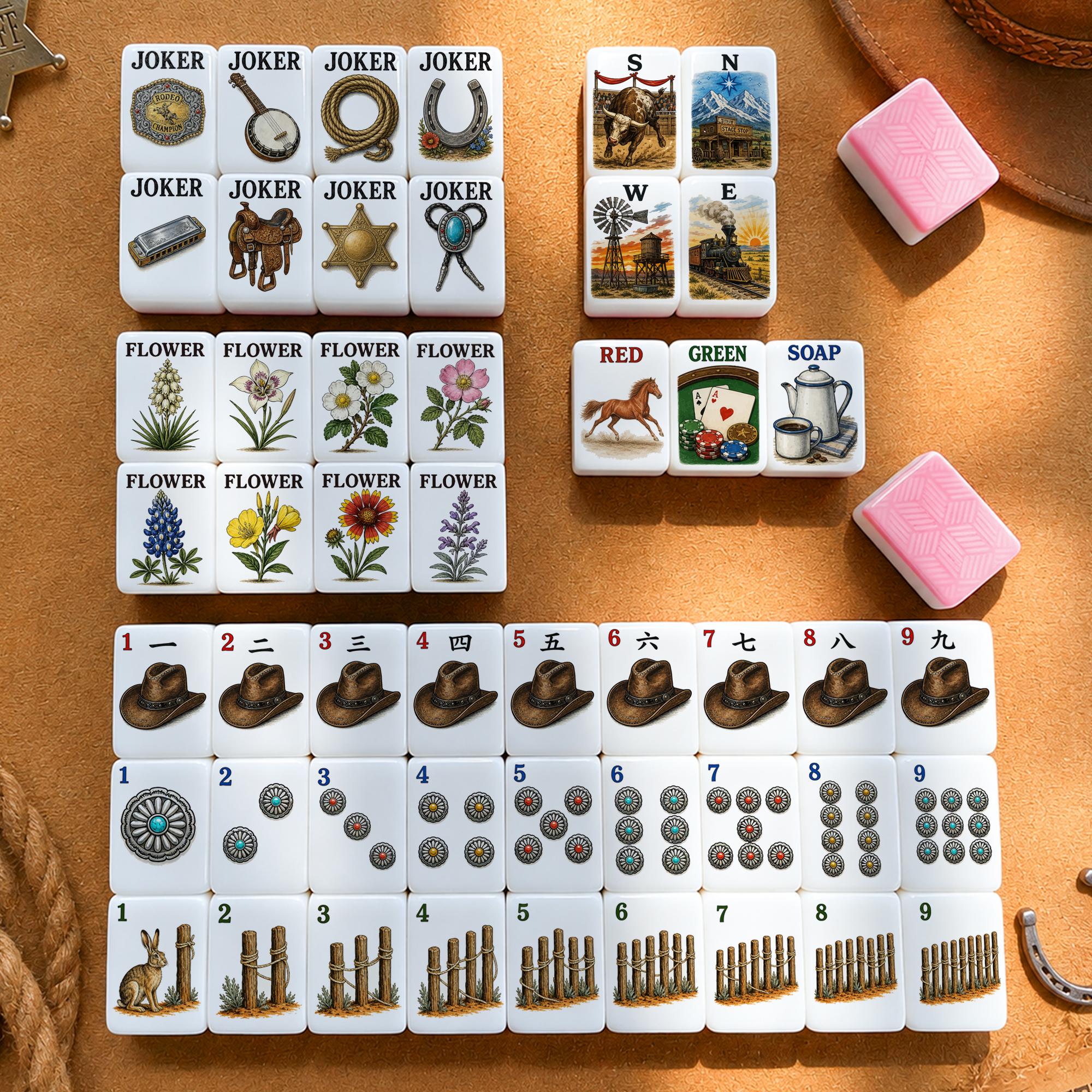 Vintage Mahjong Set 152 Tiles - Etsy