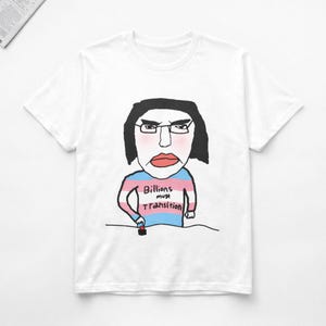 Chud Billions Must Transition Tee: Terminally Online Trans Pride