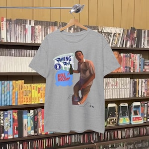 AVGN ローリングロック Tシャツ：ゲーマー、怒れるビデオゲームオタクファンのためのインターネットミームグッズ